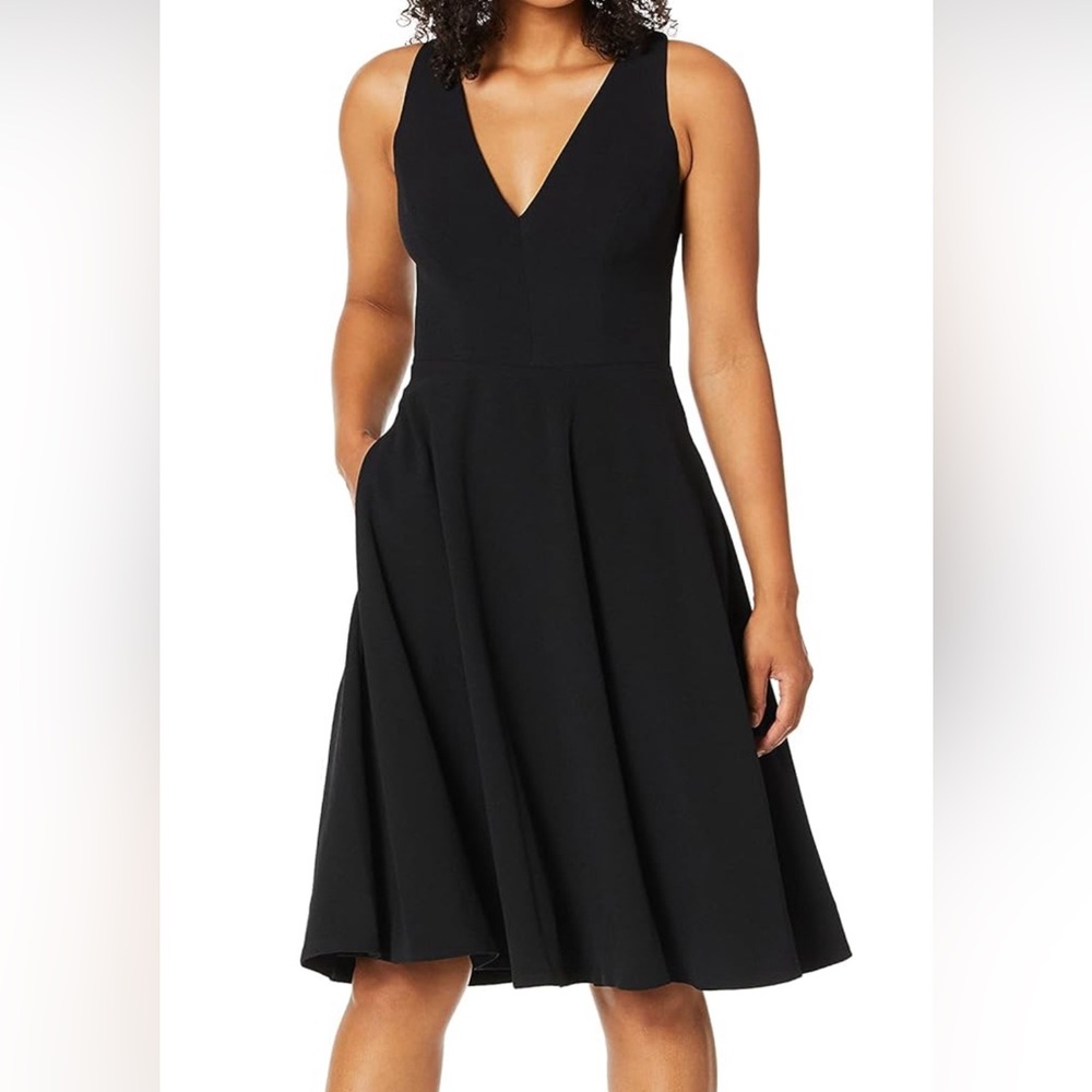 NWT DRESS THE POPULATION Catalina Fit & Flare Cocktail Dress